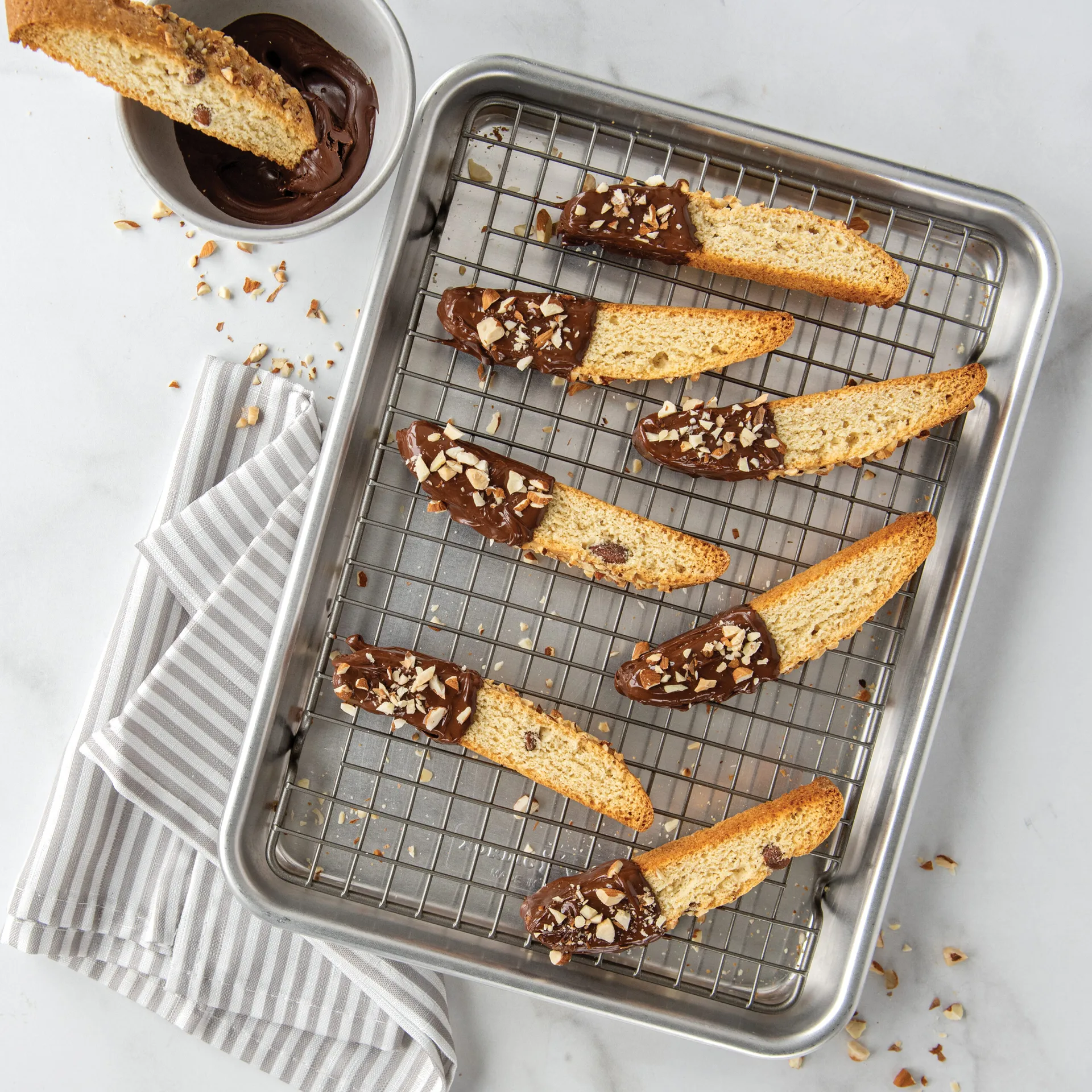 Naturals quarter 床单 baking pan with rack, 银色 Nordic Ware