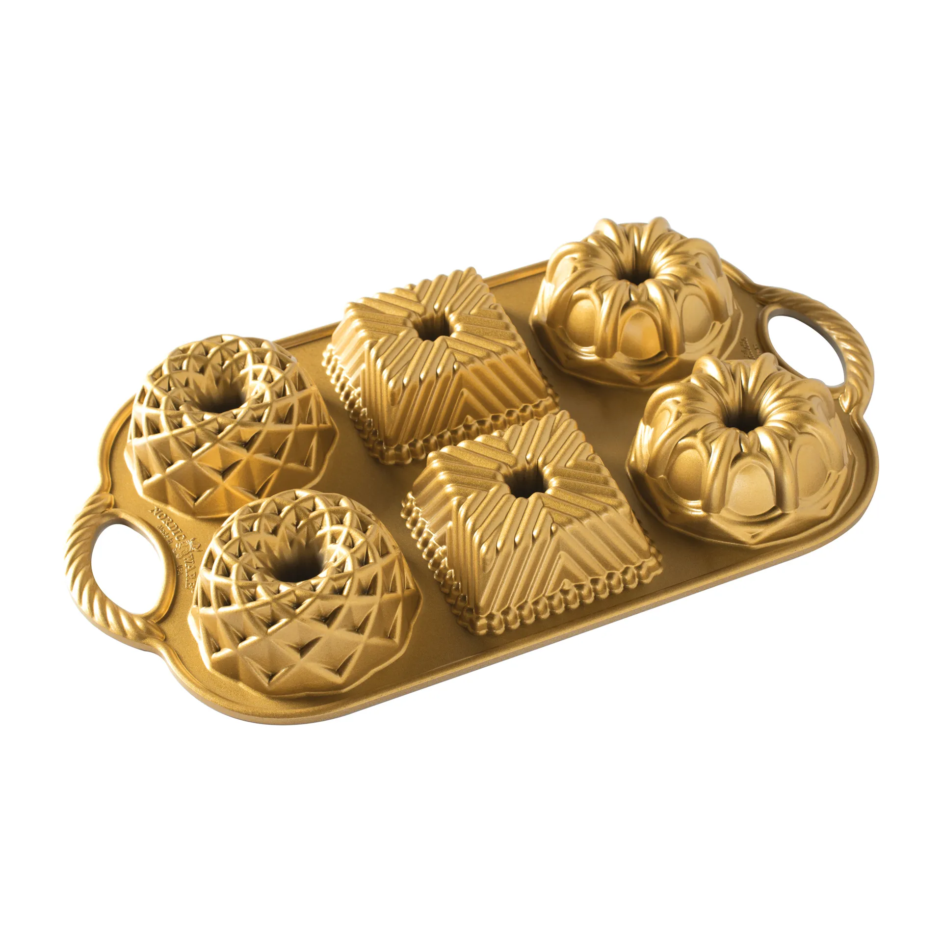 Nordic Ware 几何迷你环形蛋糕模, 0.8L Nordic Ware