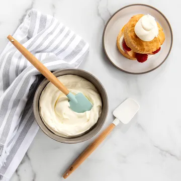 Nordic Ware 山毛榉木迷你锅铲 2件装 - 白色_蓝色 - Nordic Ware