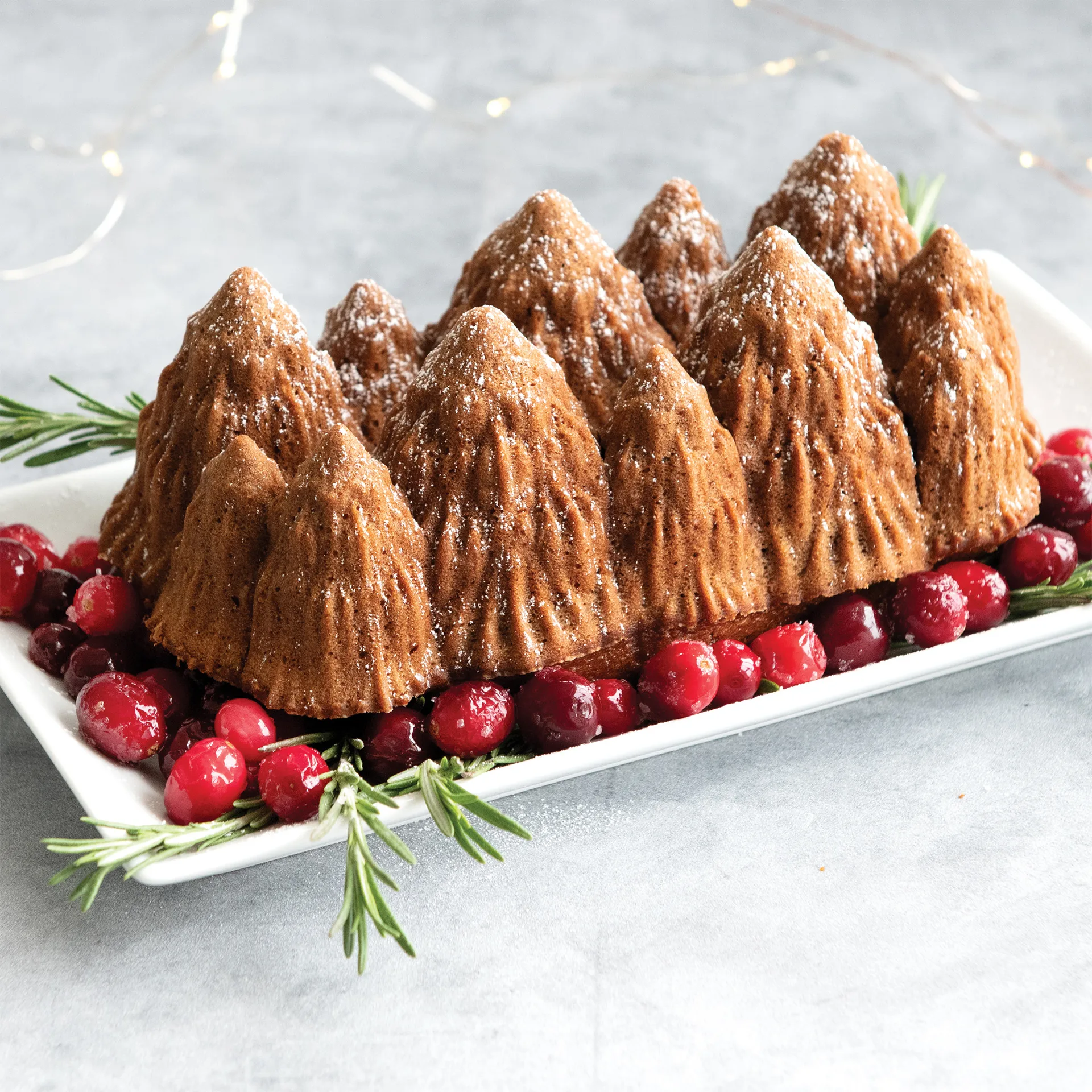 Nordic Ware Alpine Forest baking pan, 银色 Nordic Ware