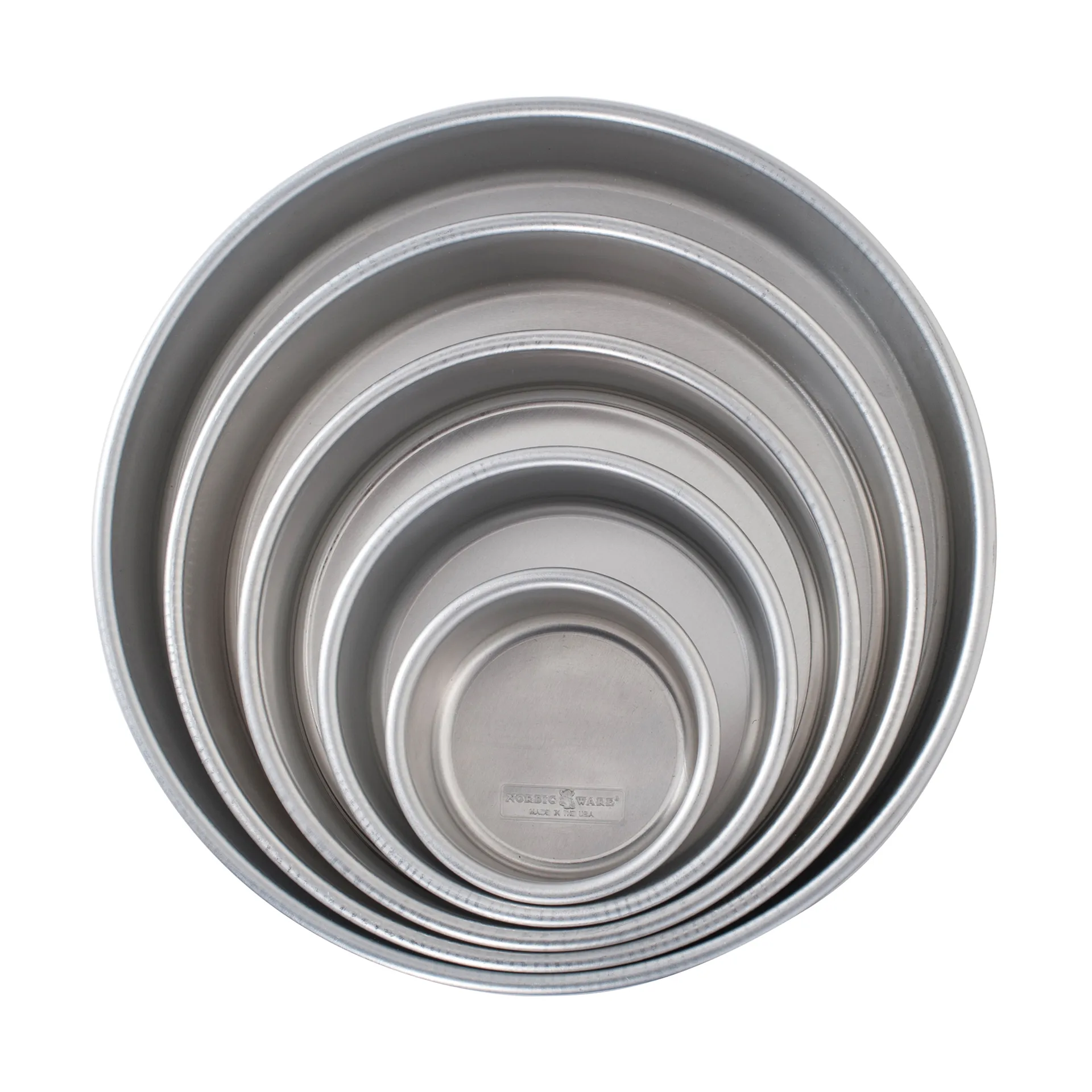 Nordic Ware Naturals 结婚蛋糕烘焙烤盘 5件装, 铝制 Nordic Ware