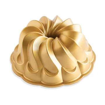 Nordic Ware pirouette bundt 烤盘2.4L - 金色 - Nordic Ware