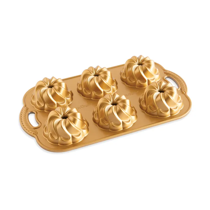 Nordic Ware pirouette bundtlette 烤盘1.2l - 金色 - Nordic Ware