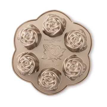 Nordic Ware Rosebud baking tin - Toffee - Nordic Ware