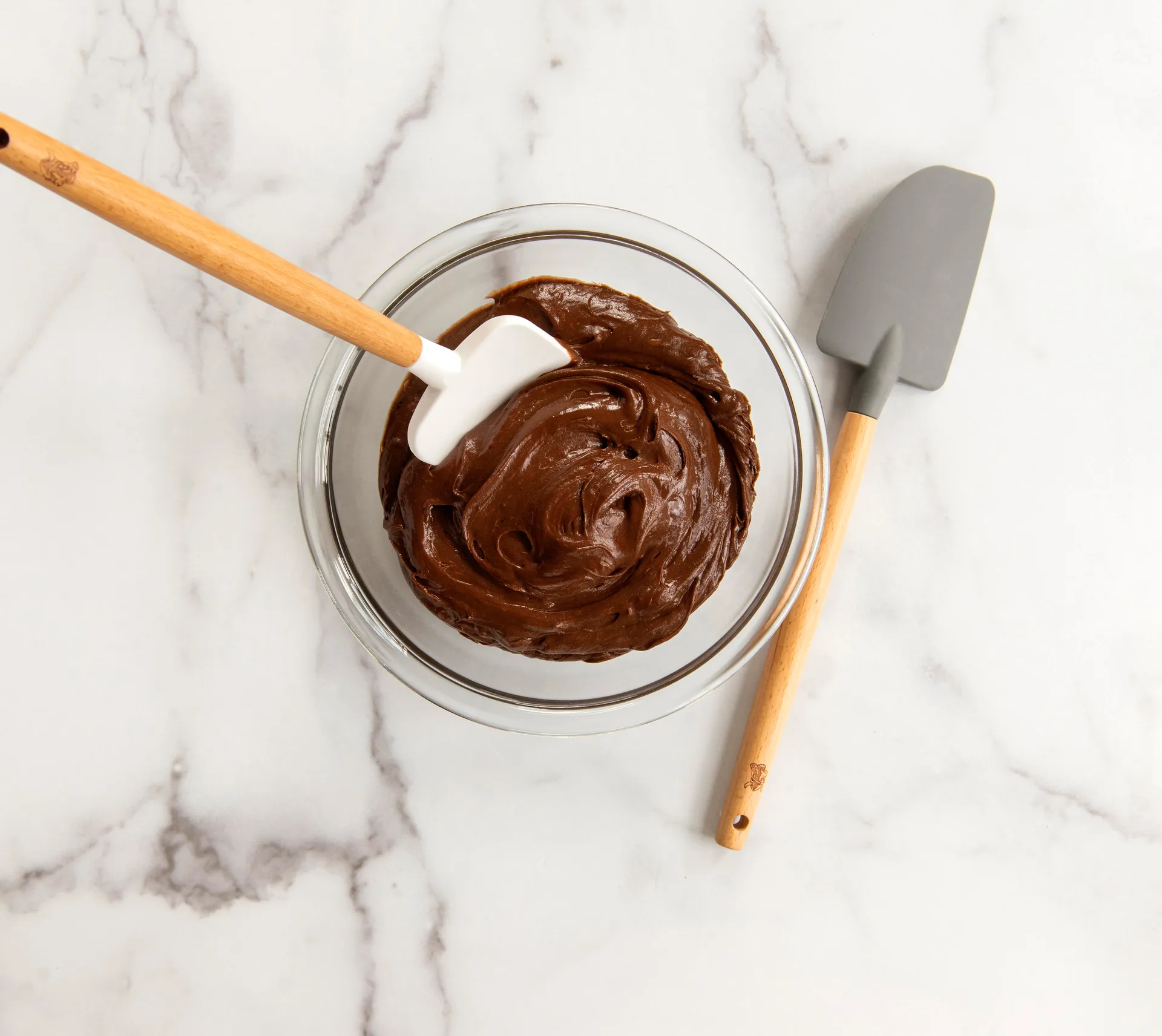 Nordic Ware spatular beech wood 两件套装, 黑色.白色 Nordic Ware