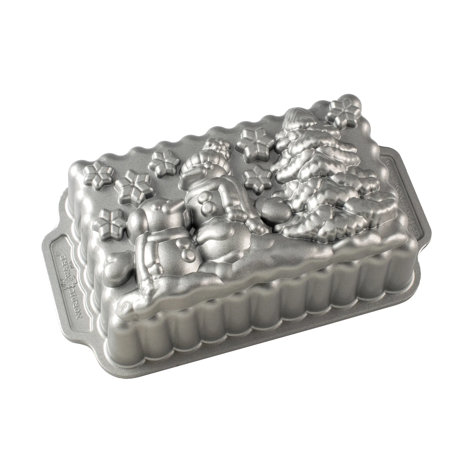 Nordic Ware Winter Wonderland bread tin 1,4 L, 银色 Nordic Ware