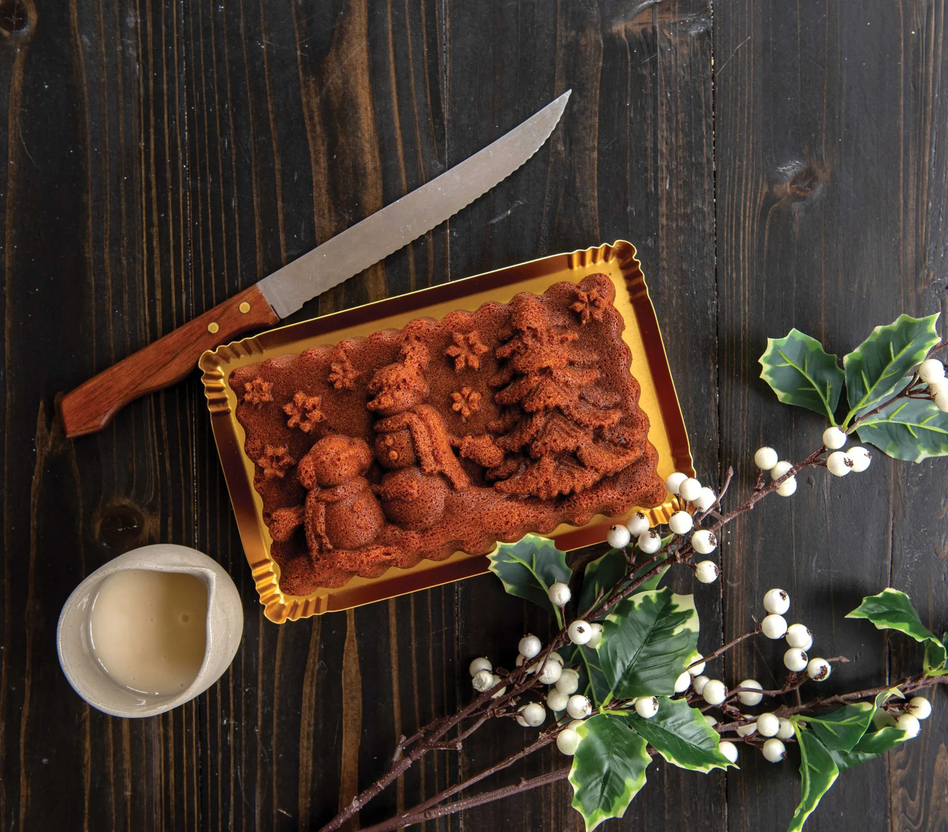 Nordic Ware Winter Wonderland bread tin 1,4 L, 银色 Nordic Ware