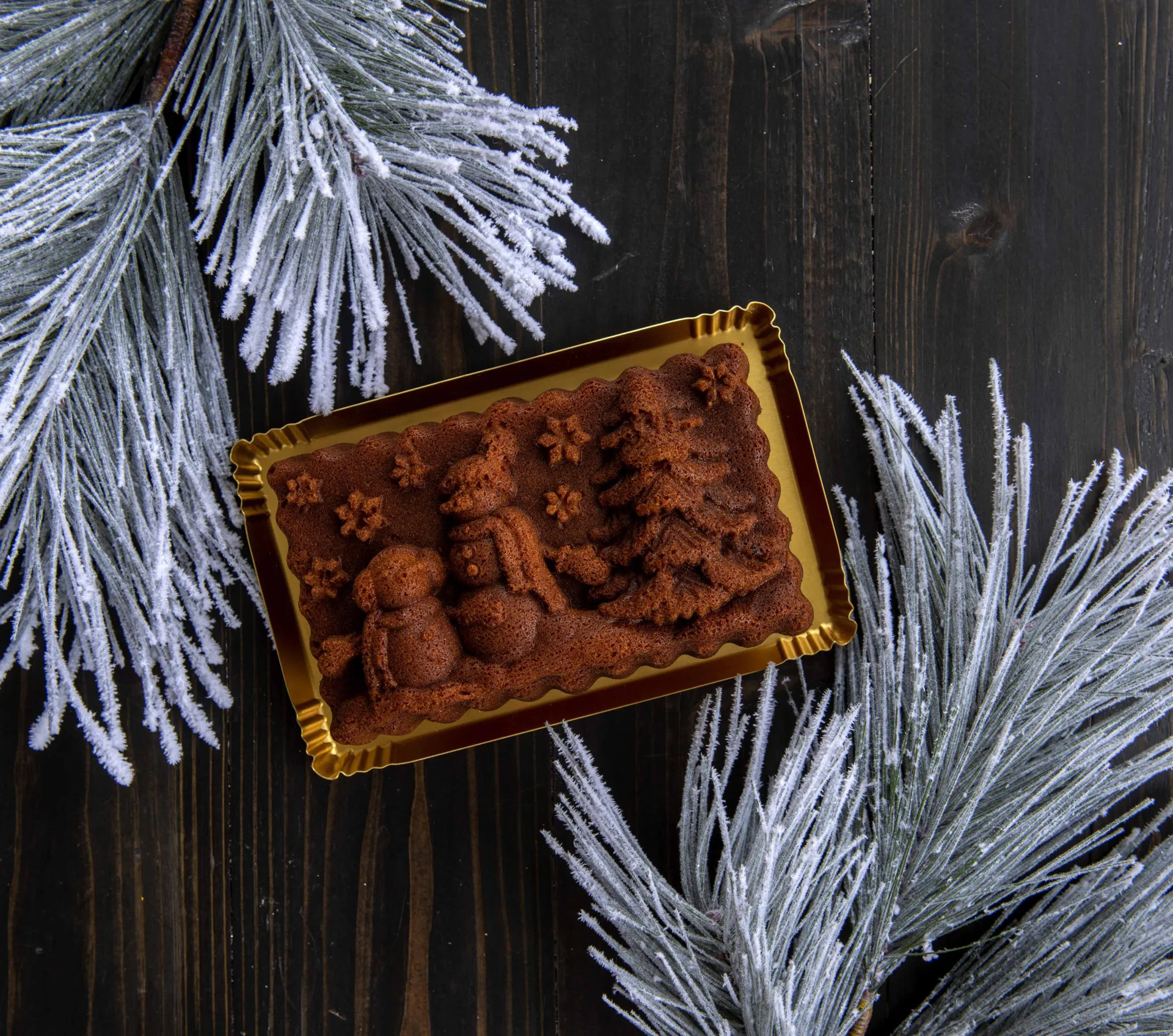 Nordic Ware Winter Wonderland bread tin 1,4 L, 银色 Nordic Ware