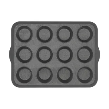 BAKE 带加固框架硅胶模具 - 玛芬蛋糕，12个 - Nordwik