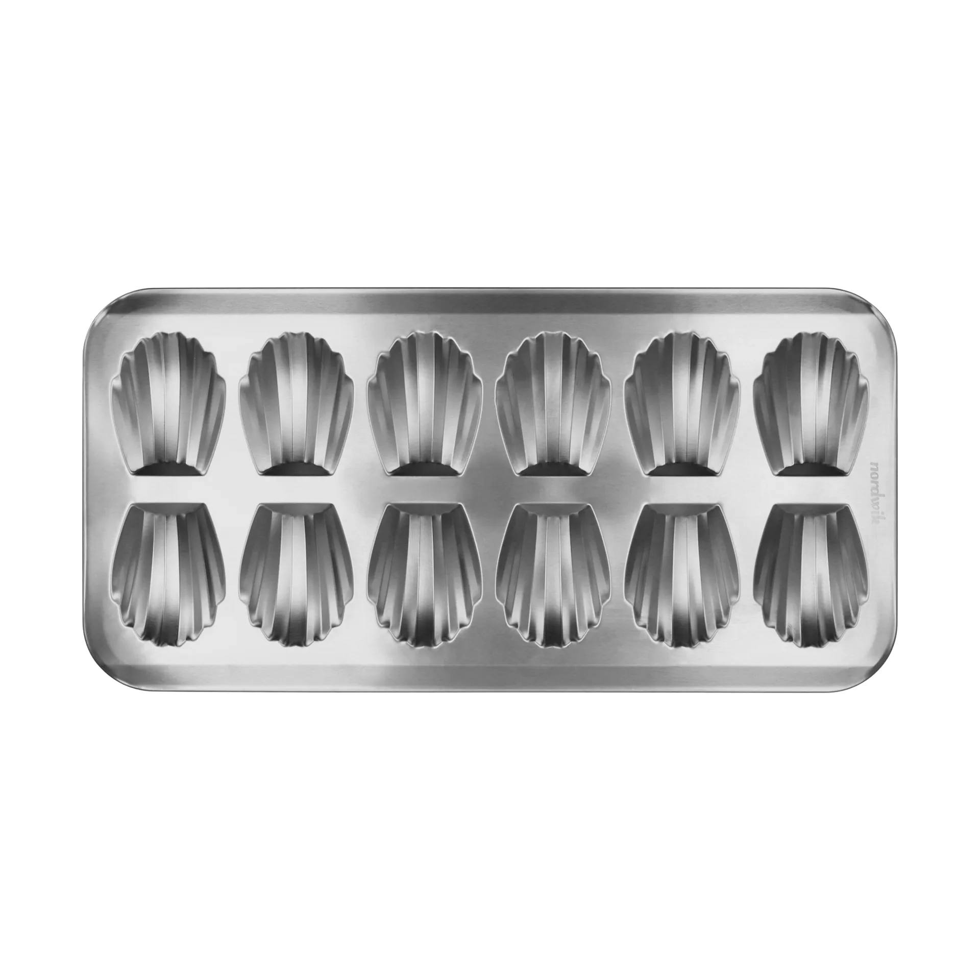 BAKE 玛德琳蛋糕模具, 不锈钢，12件 Nordwik