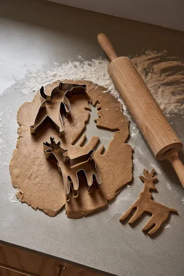 BAKE 姜饼模具 - 圣诞老人和驯鹿，2件套 - Nordwik