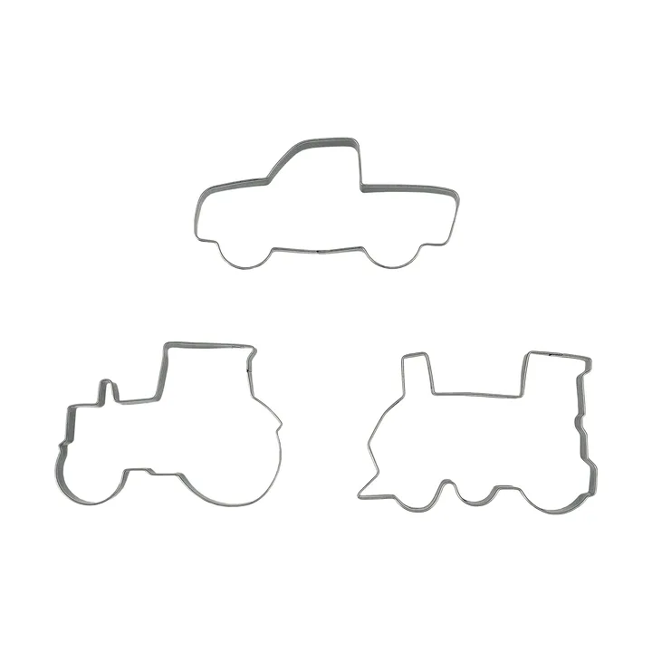 BAKE 姜饼模具 - 车辆，3件套 - Nordwik