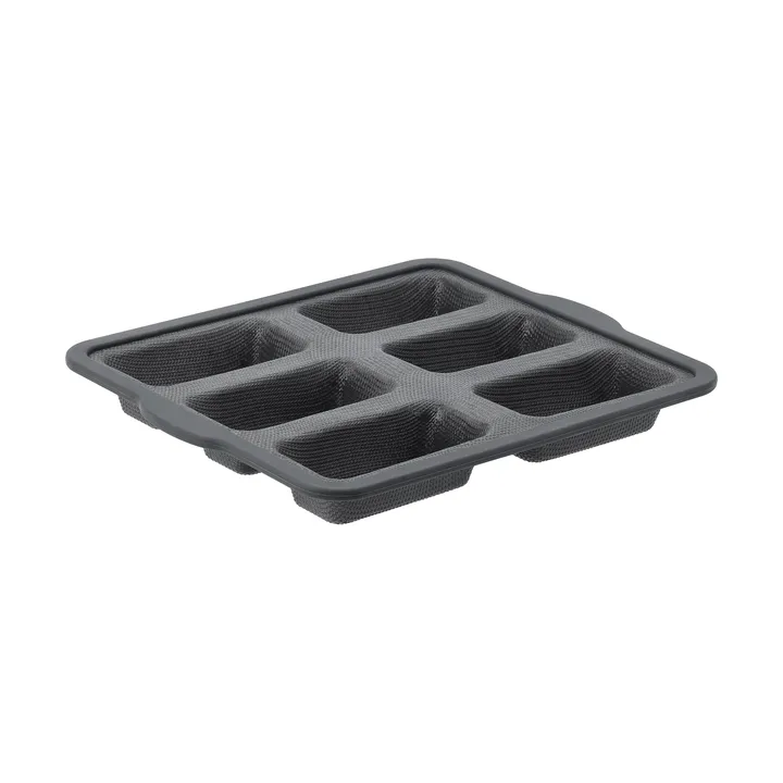 BAKE 带加固框架硅胶模具 - 长方形，6件，26,2x22,1 cm - Nordwik