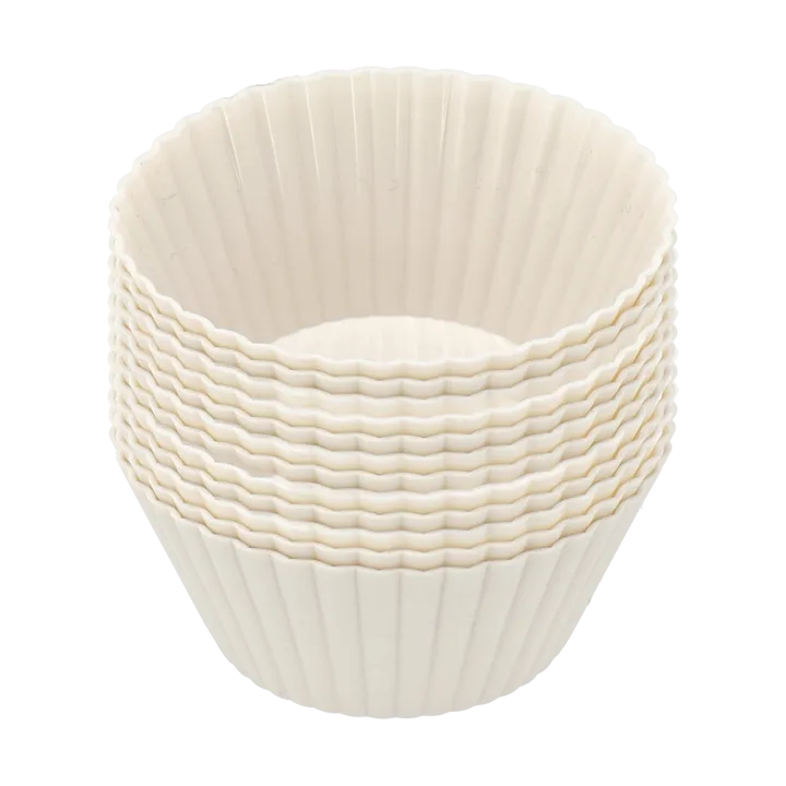 Nordwik硅胶玛芬蛋糕模具 12个装 - 奶油色 - Nordwik