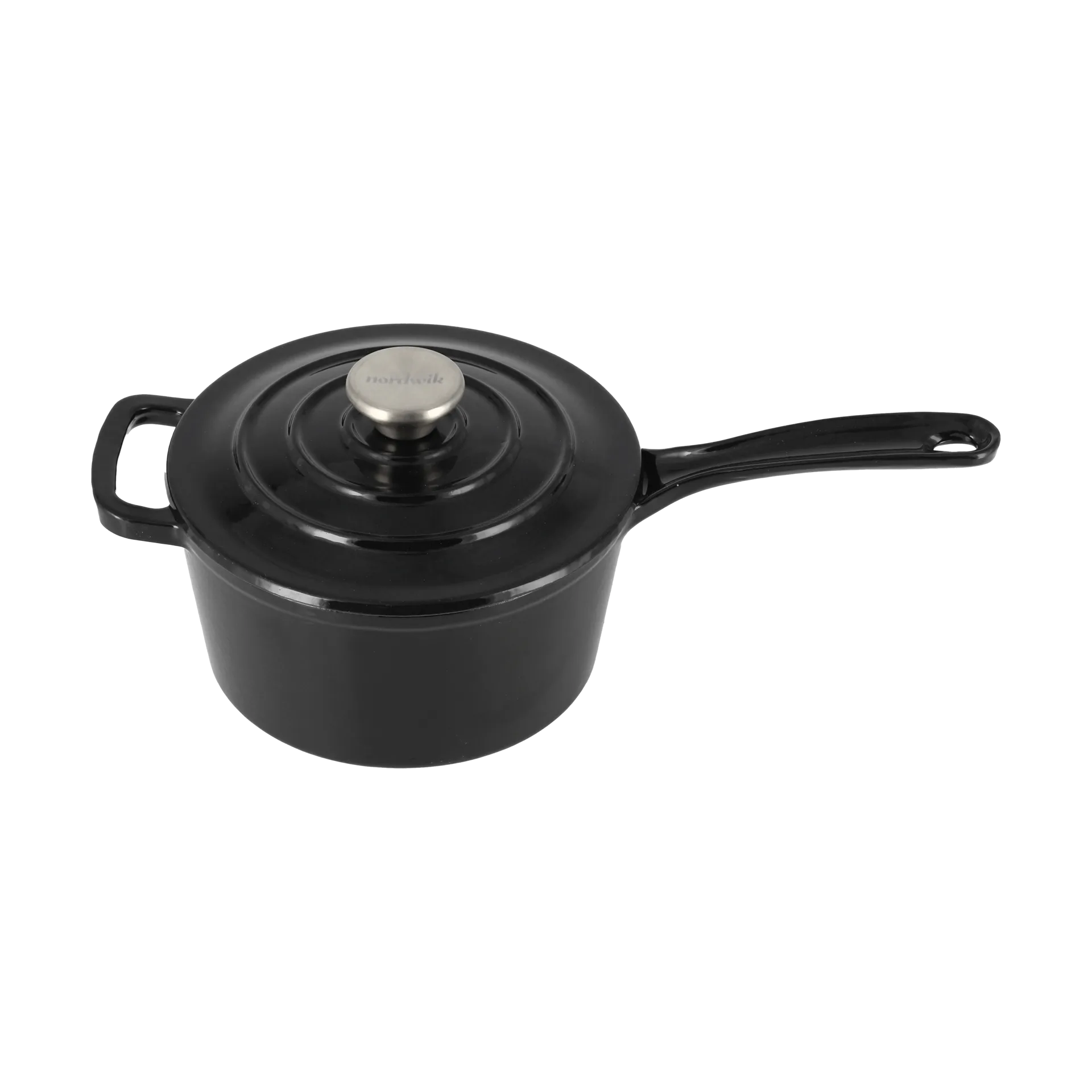 Nordwik 铸铁锅1.9L, 黑色 Nordwik