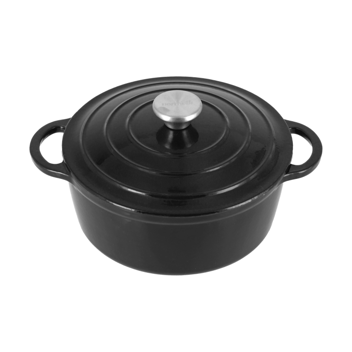 Nordwik 珐琅锅 黑色_22cm_2.5L - 黑色 - Nordwik