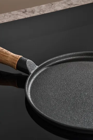 Nordwik铸铁煎饼锅带木柄 - 23cm - Nordwik