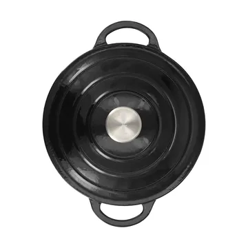 Nordwik 圆形铸铁锅2.5L - 黑色 - Nordwik