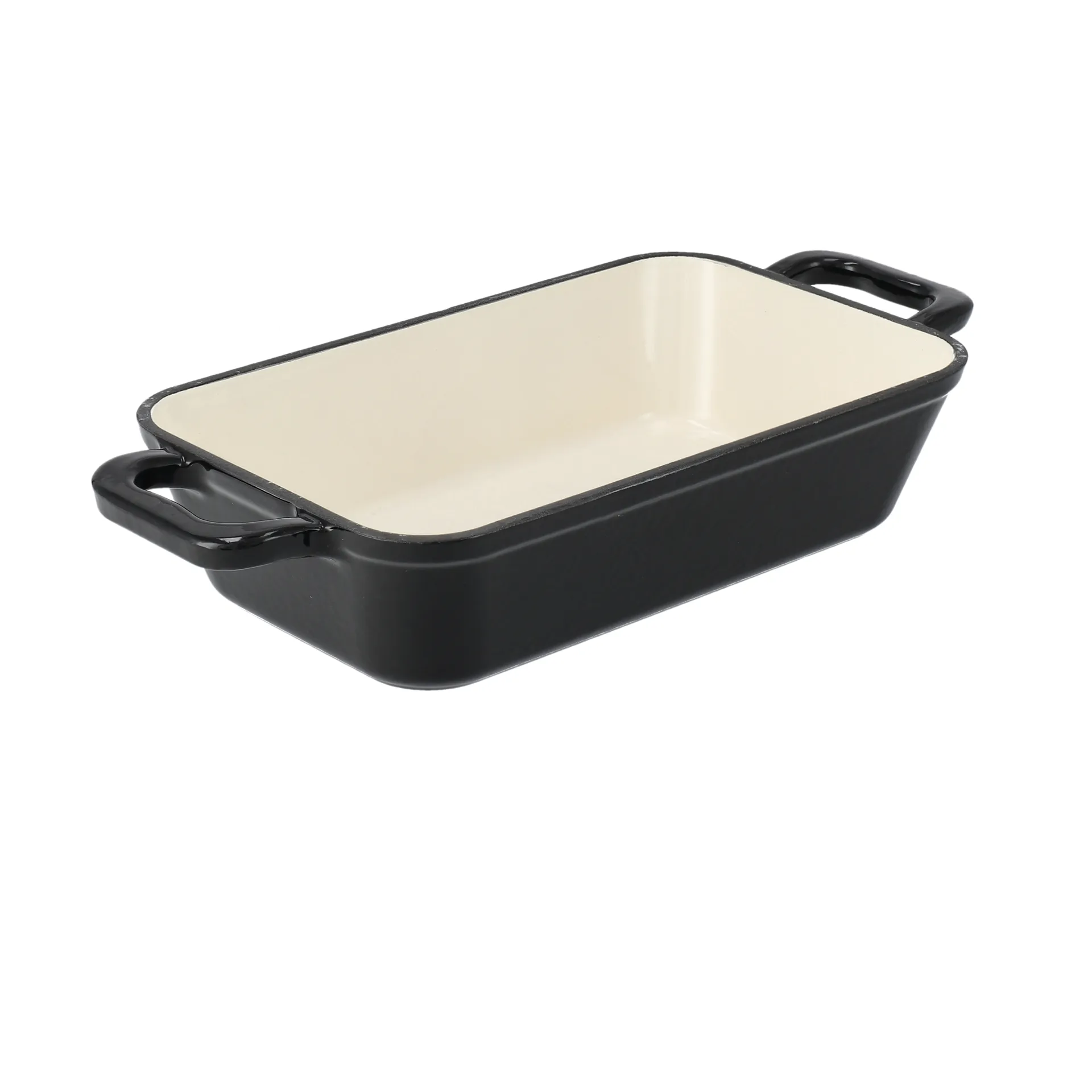 Nordwik 双耳搪瓷烤盘 25x15cm, 黑色 Nordwik