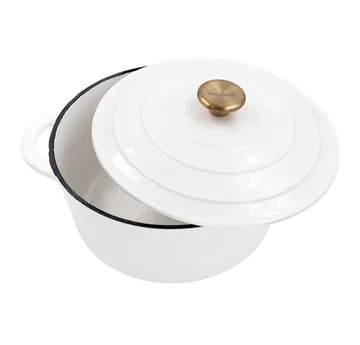 Nordwik 珐琅锅 白色_26cm_5L - 白色 - Nordwik