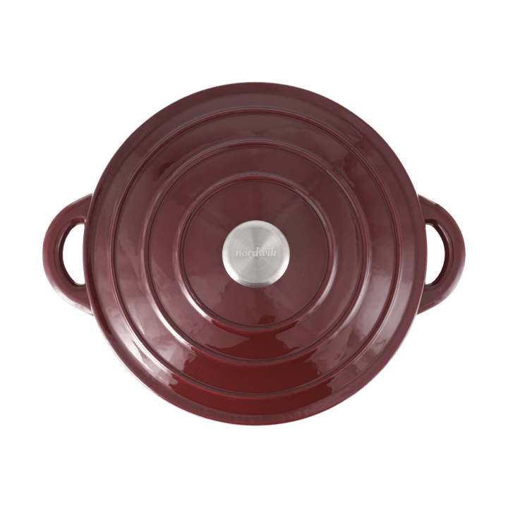 Nordwik 珐琅锅_26cm_5L, 酒红色  Nordwik