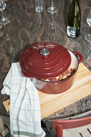 Nordwik 珐琅锅_26cm_5L - 酒红色  - Nordwik