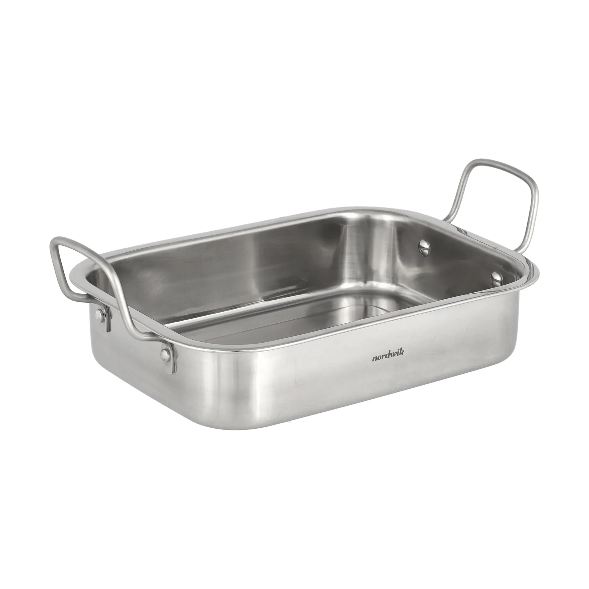 Nordwik 双耳不锈钢烤盘备菜盘 27cm, 27 cm Nordwik