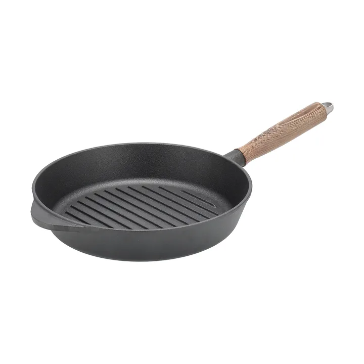 Nordwik铸铁烤盘带木质手柄 - 28cm - Nordwik