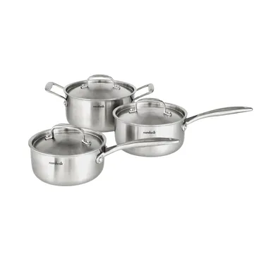 Nordwik 炊具套装 3-ply 3 pieces - 1.5 L, 2 L, 3 L - Nordwik
