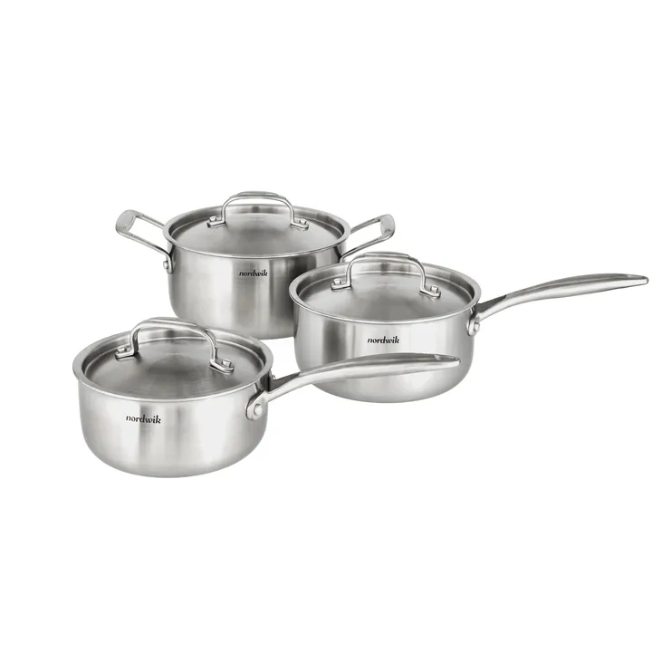 Nordwik 炊具套装 3-ply 3 pieces - 1.5 L, 2 L, 3 L - Nordwik