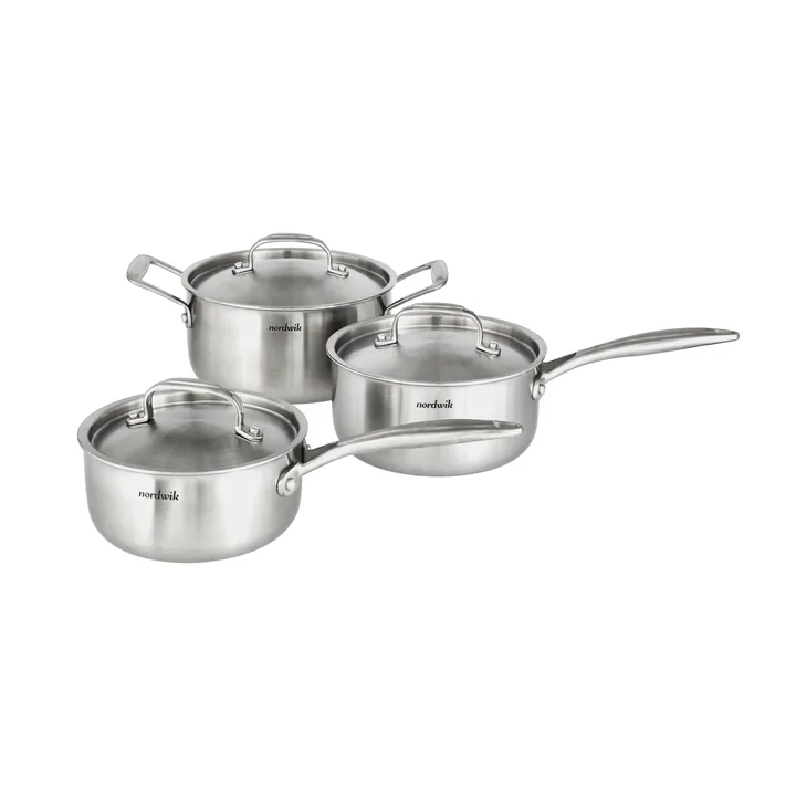 Nordwik 炊具套装 3-ply 3 pieces - 1.5 L, 2 L, 3 L - Nordwik