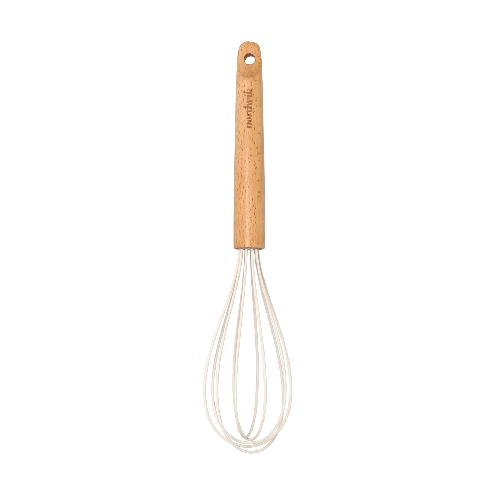 Nordwik 气球式打蛋器 30cm榉木款, 奶油 Nordwik