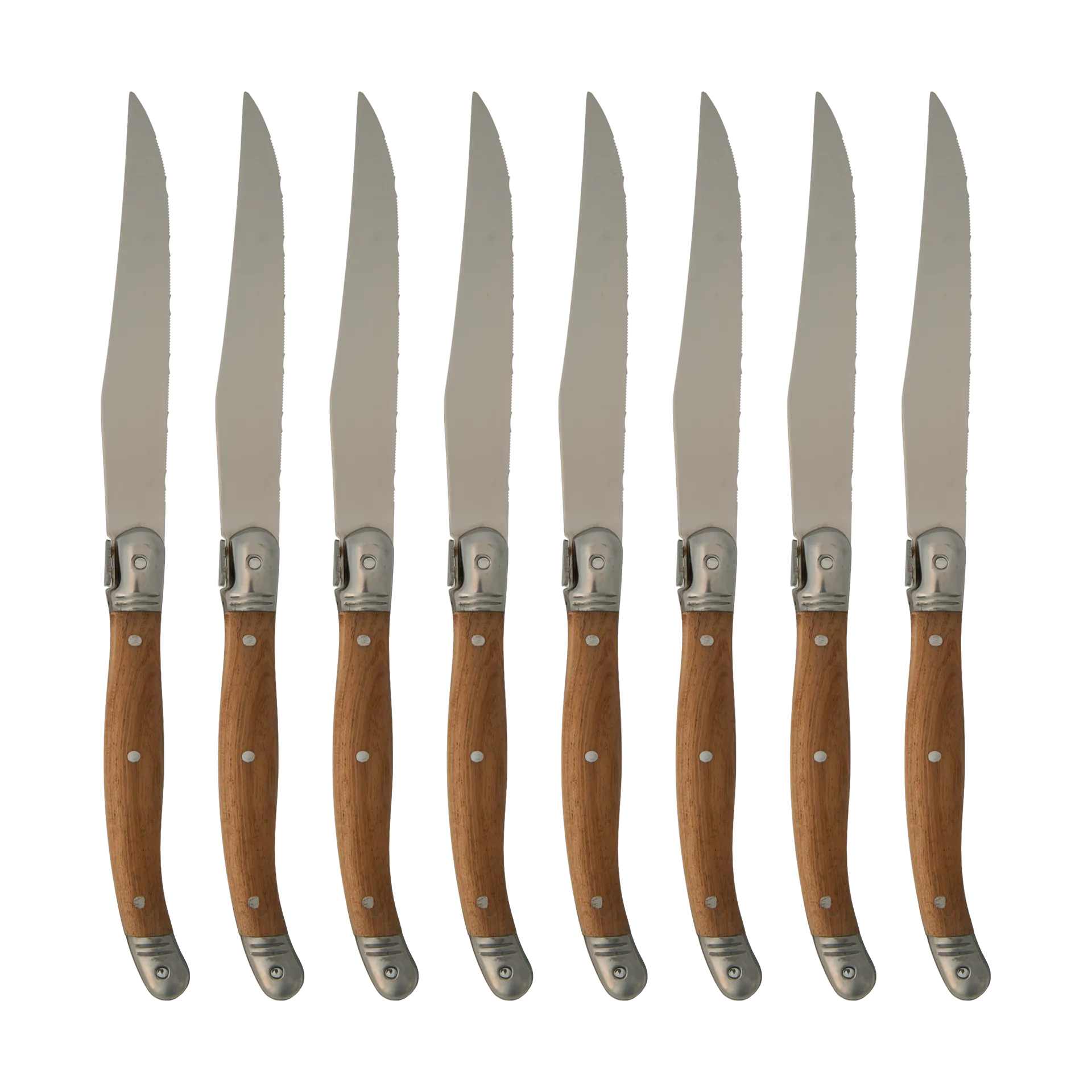 Nordwik 法式牛排刀 8把, 不锈钢-木材质制品 Nordwik