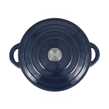 Nordwik cast iron pot round 5 l - 深蓝 - Nordwik