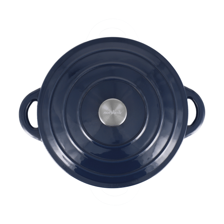 Nordwik cast iron pot round 5 l, 深蓝 Nordwik