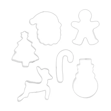 Nordwik gingerbread cutter christmas 6件 - 不锈钢 - Nordwik