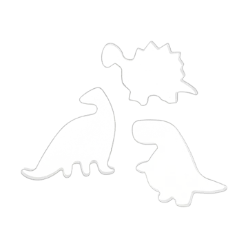 Nordwik gingerbread cutter dinosaur 3-piece 套装 - 不锈钢 - Nordwik