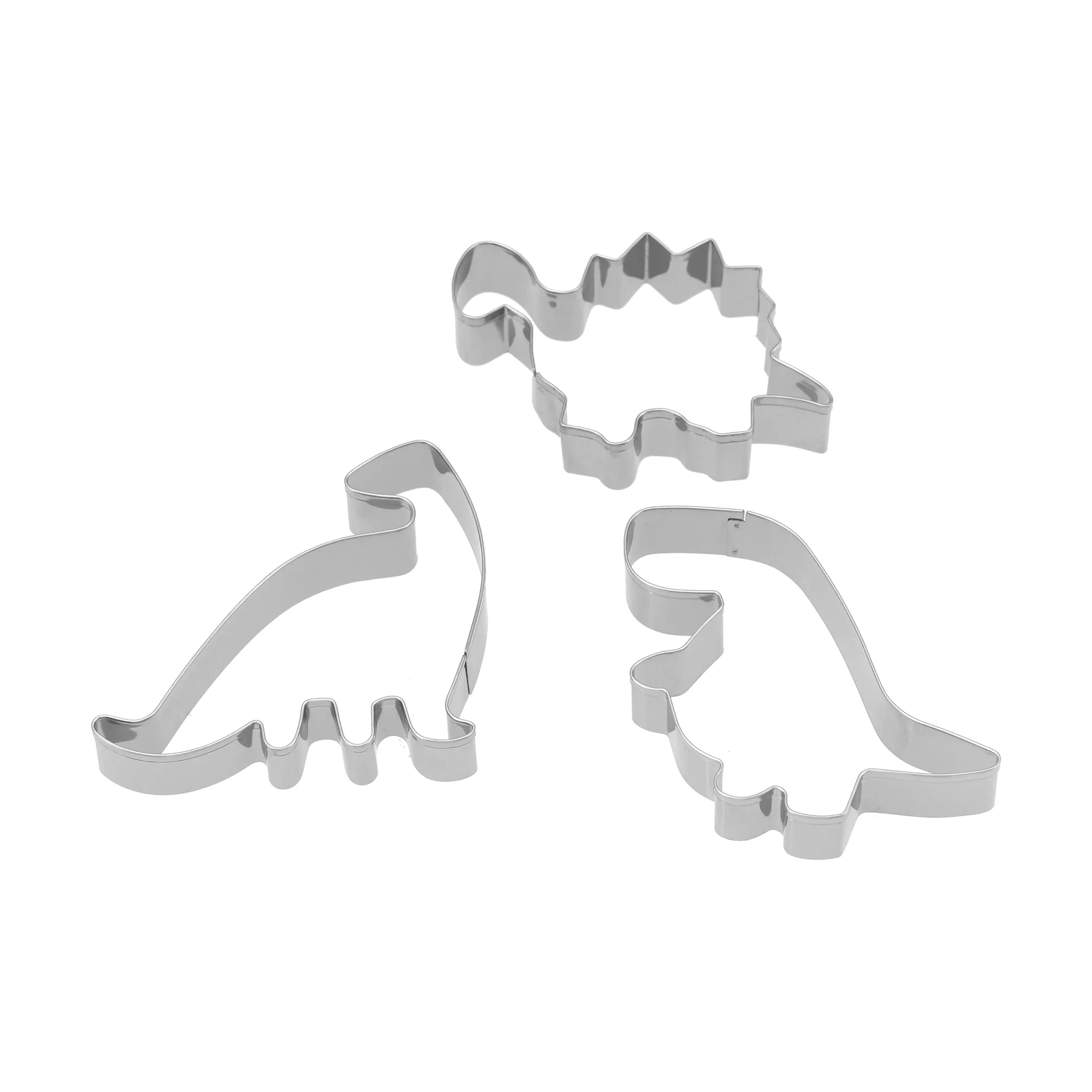 Nordwik gingerbread cutter dinosaur 3-piece 套装, 不锈钢 Nordwik