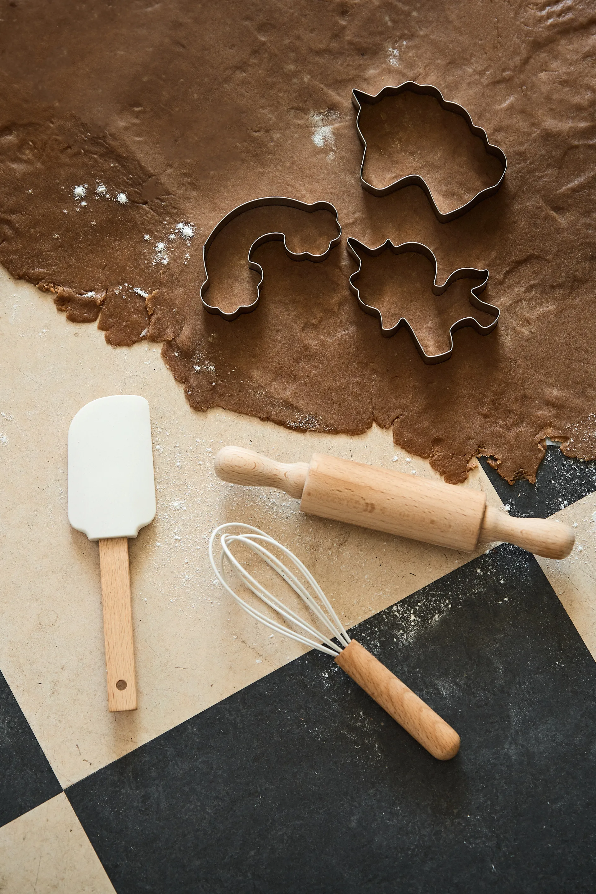 Nordwik gingerbread cutter unicorn 3-piece 套装, 不锈钢 Nordwik