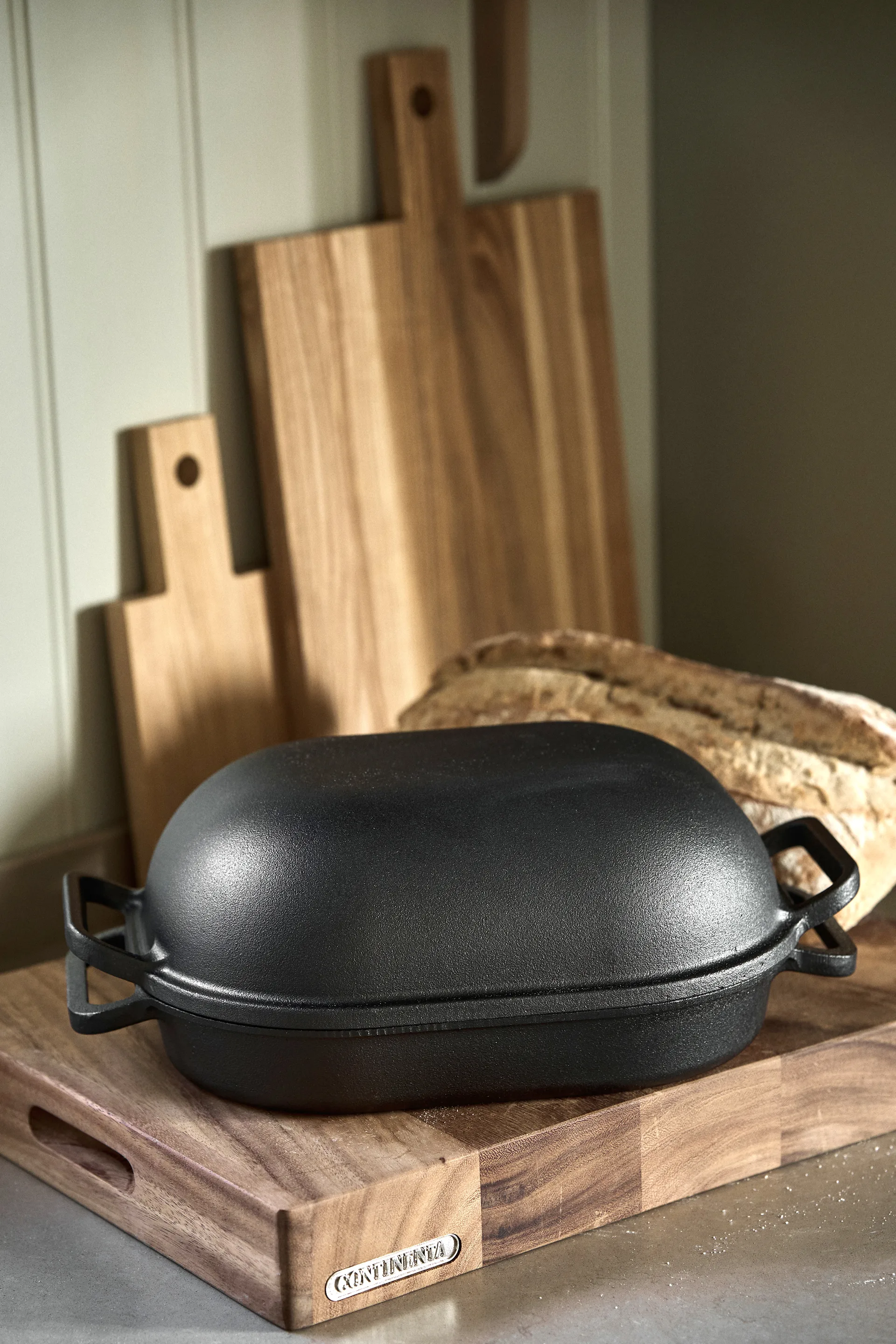 Nordwik 鲁邦种面包模具 XL 39x26cm, 黑色 Nordwik