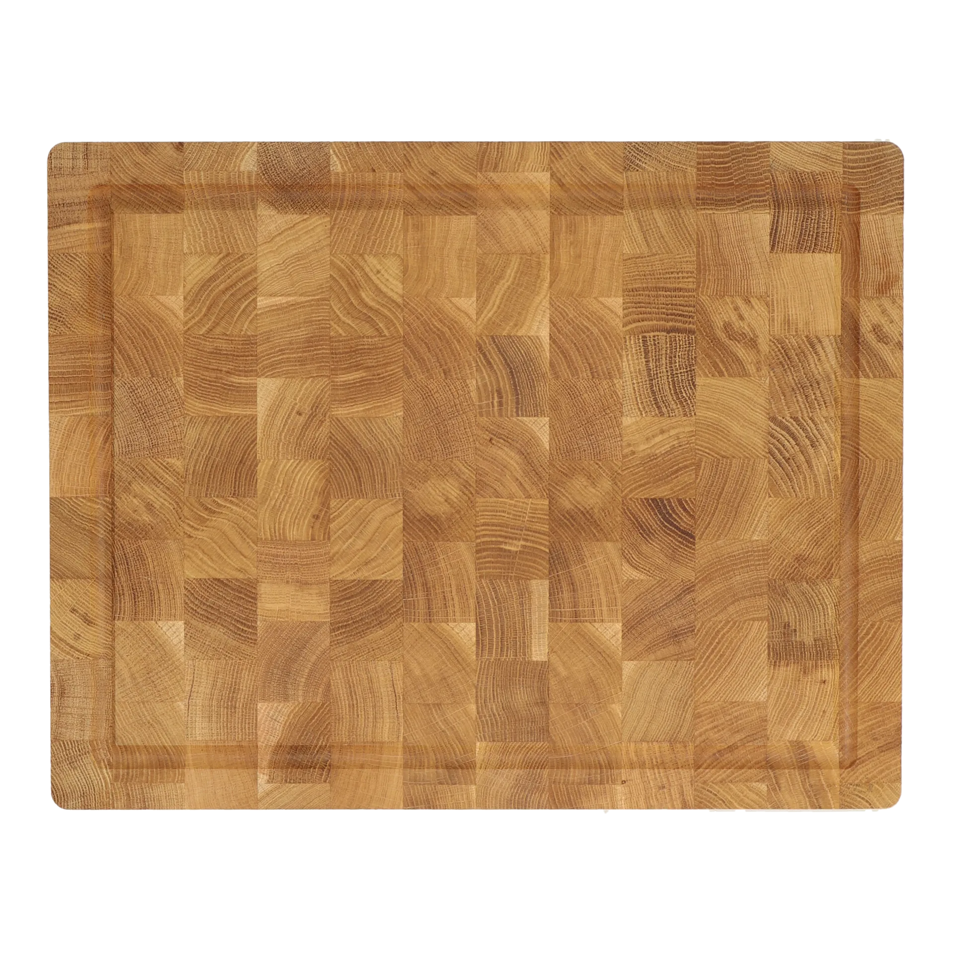 Nordwik端面木砧板带集汁槽36x46cm, 橡木色 Nordwik
