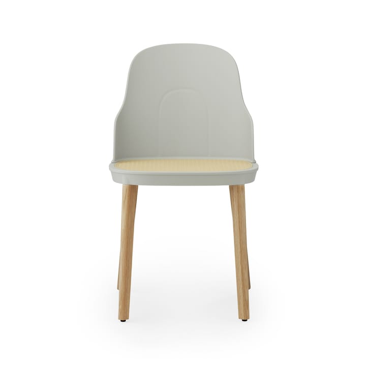 Allez moulded wicker 椅子, Warm 灰色-oak Normann Copenhagen