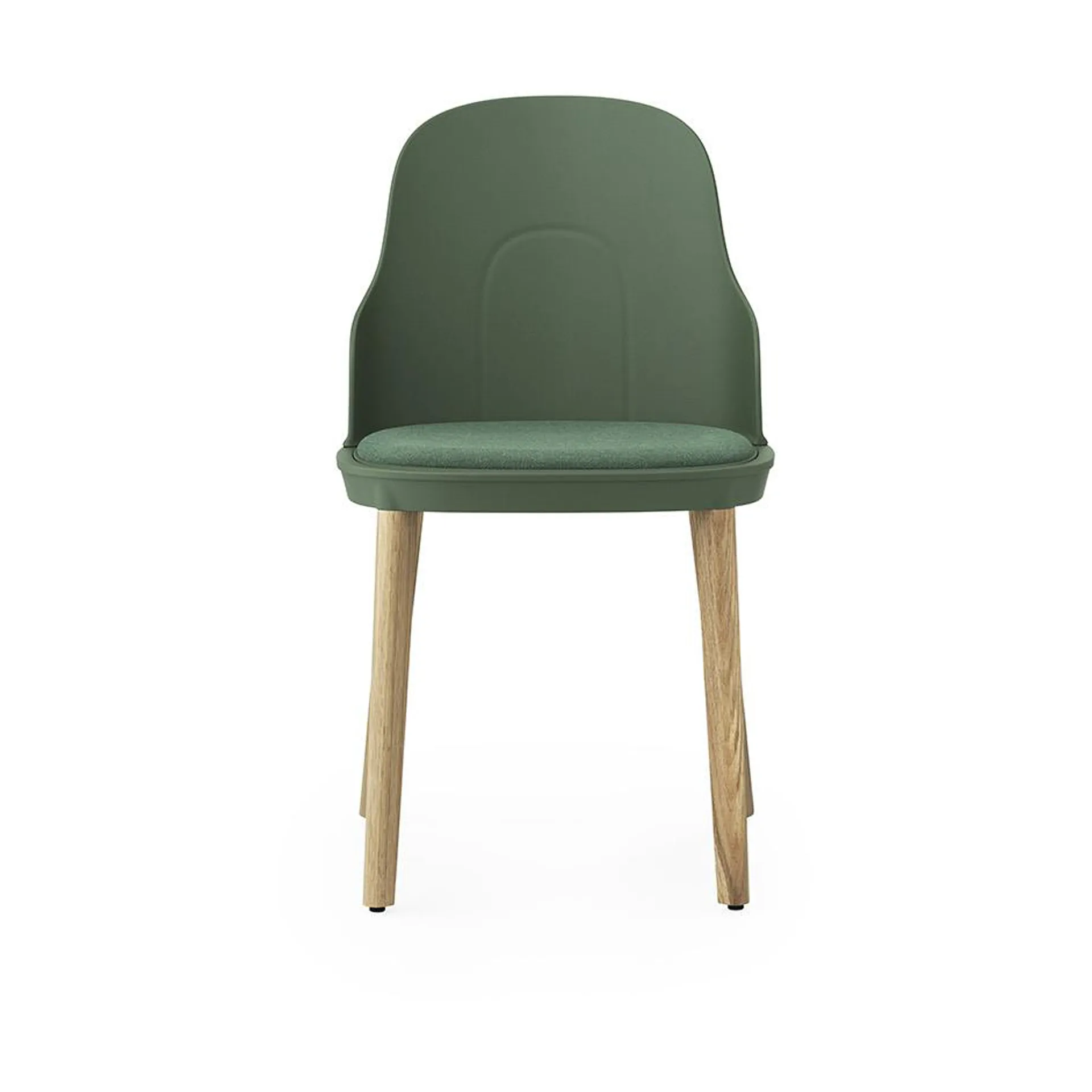 Allez 椅子 with 靠枕|靠垫 和 oak legs, Park 调和绿 Normann Copenhagen