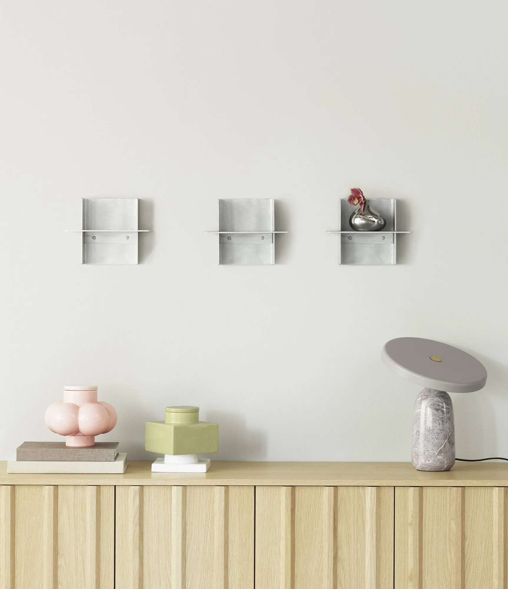 Alu 搁板置物架25cm, 铝 Normann Copenhagen