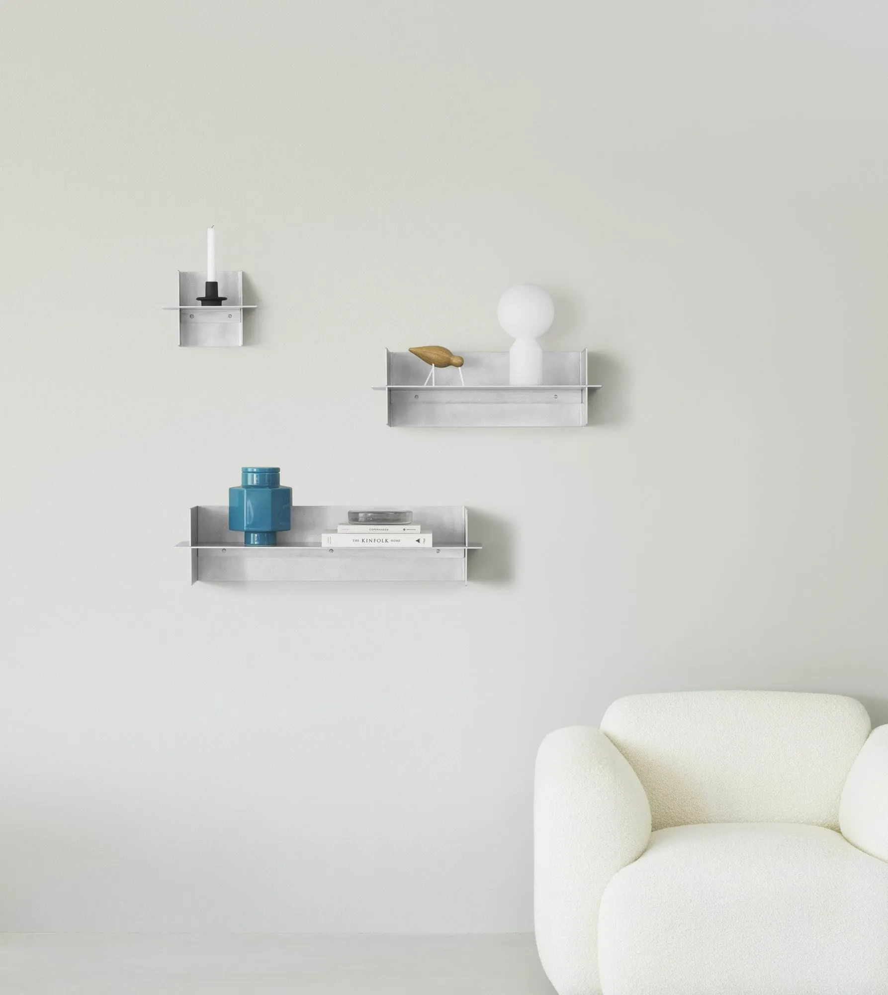 Alu 搁板置物架80cm, 铝 Normann Copenhagen