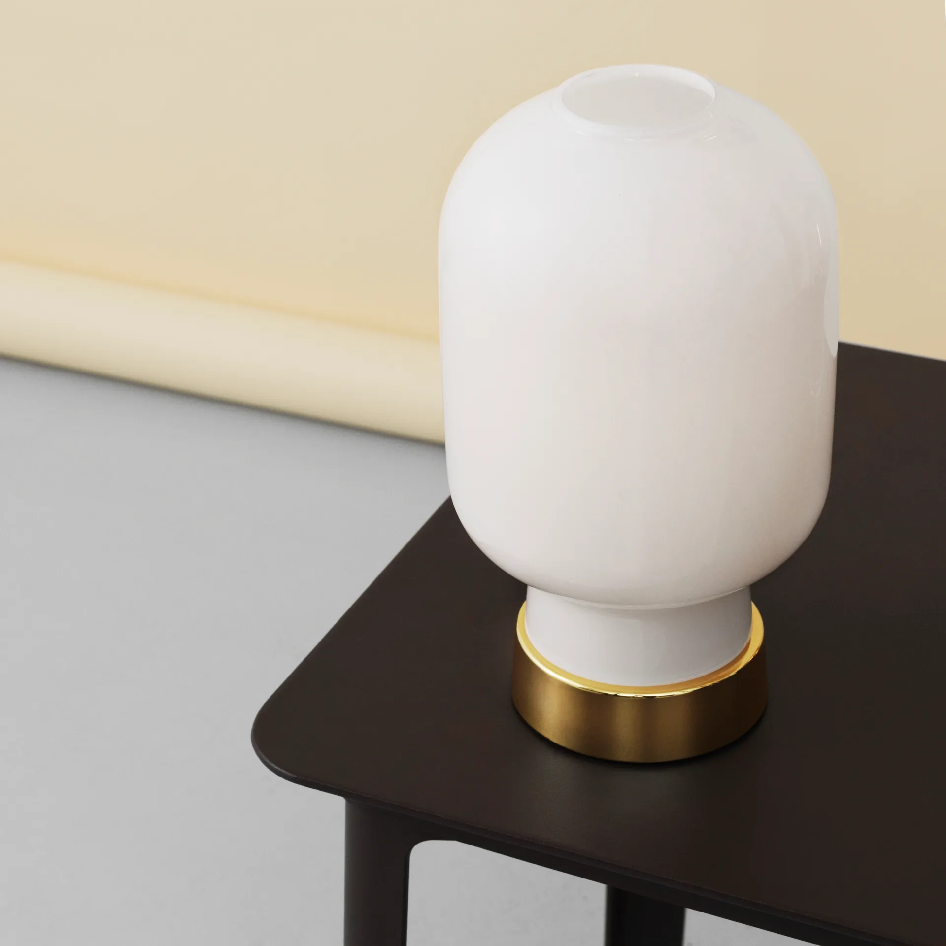 Amp台灯, 白色-brass Normann Copenhagen