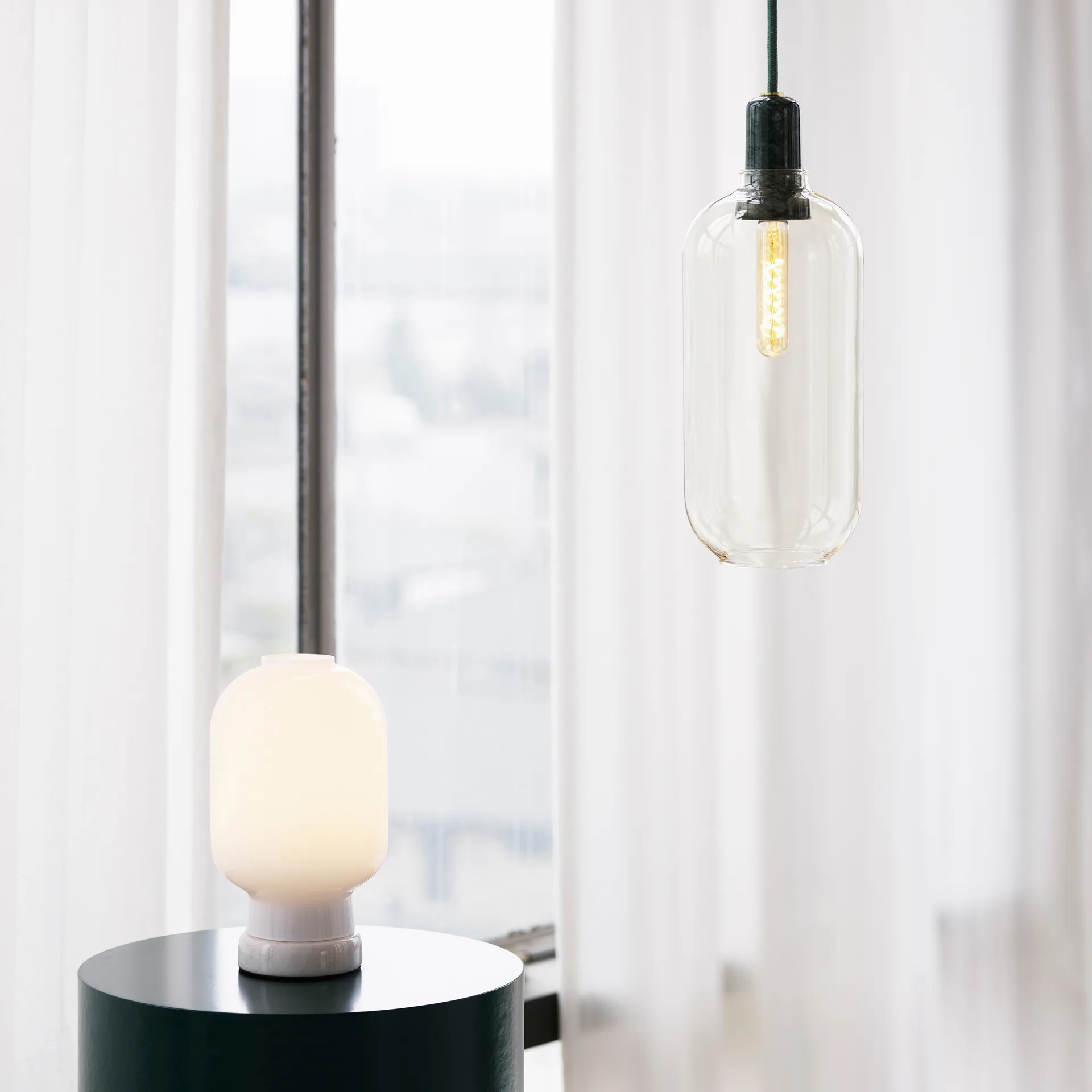 Amp 灯具专用螺旋形灯泡E14, 透明款 Normann Copenhagen