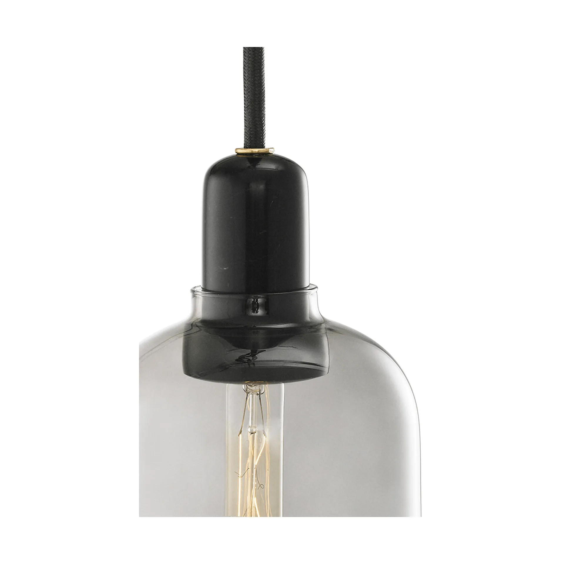 Amp灯小号, 灰色_黑色 Normann Copenhagen