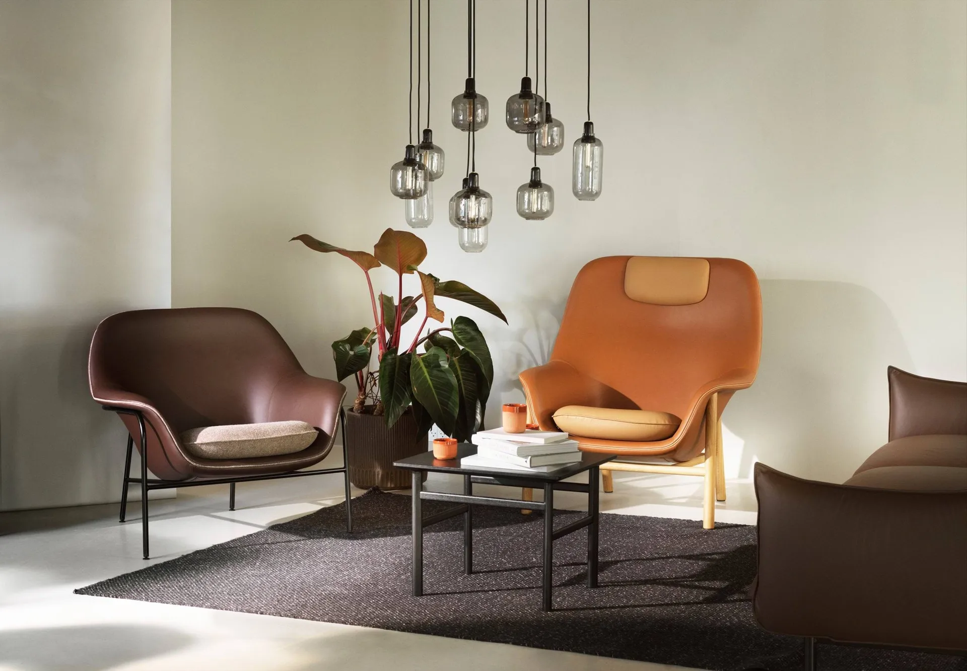 Amp灯小号, 灰色_黑色 Normann Copenhagen