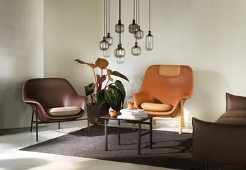 Amp灯小号 - 灰色_黑色 - Normann Copenhagen